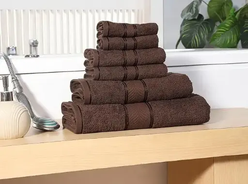 MAFATLAL Premium Super Absorbent 6 Piece Towel Set(2 Bath, 2 Hand, 2 Face Towel), 500 GSM